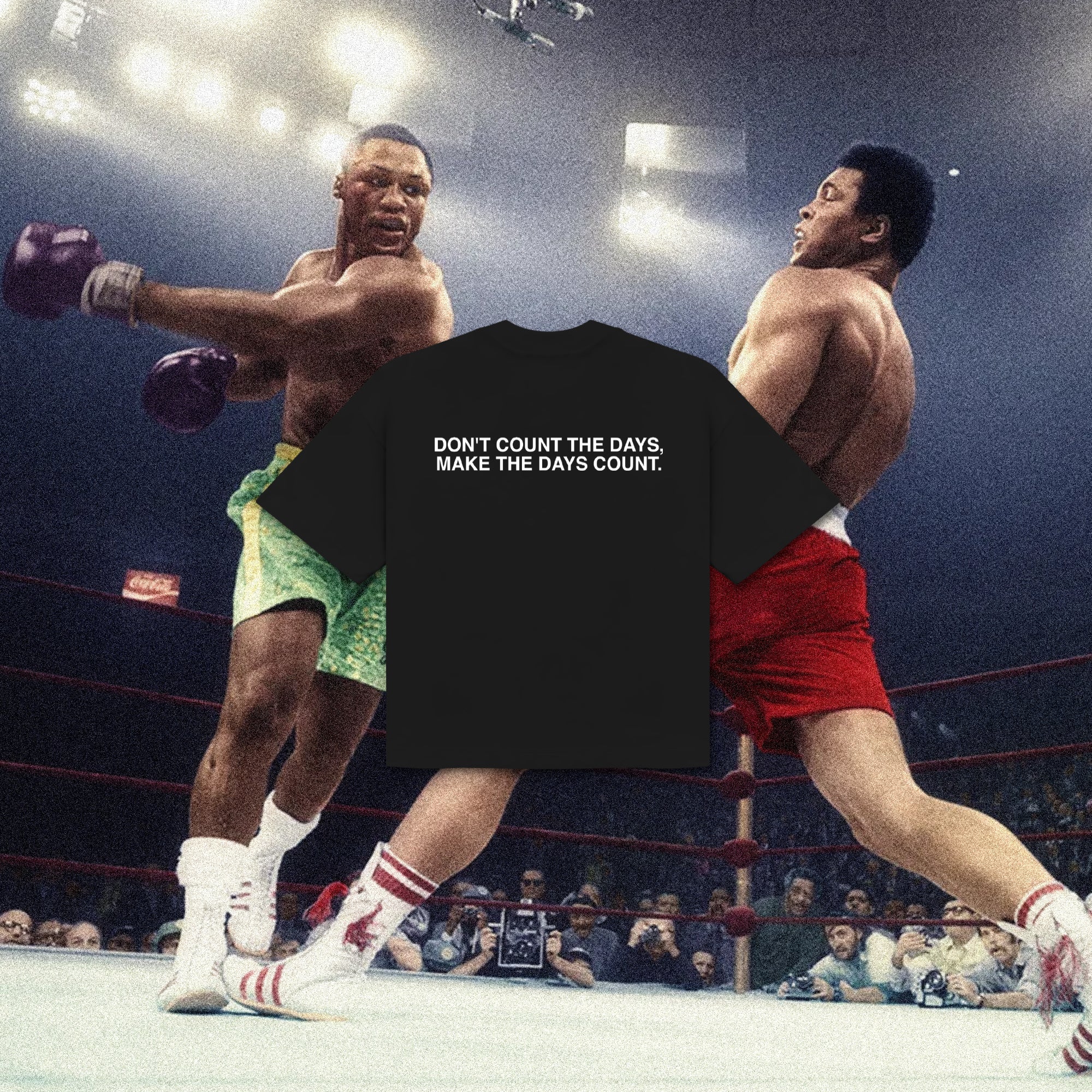 Don't Count The Days Tee (Black)