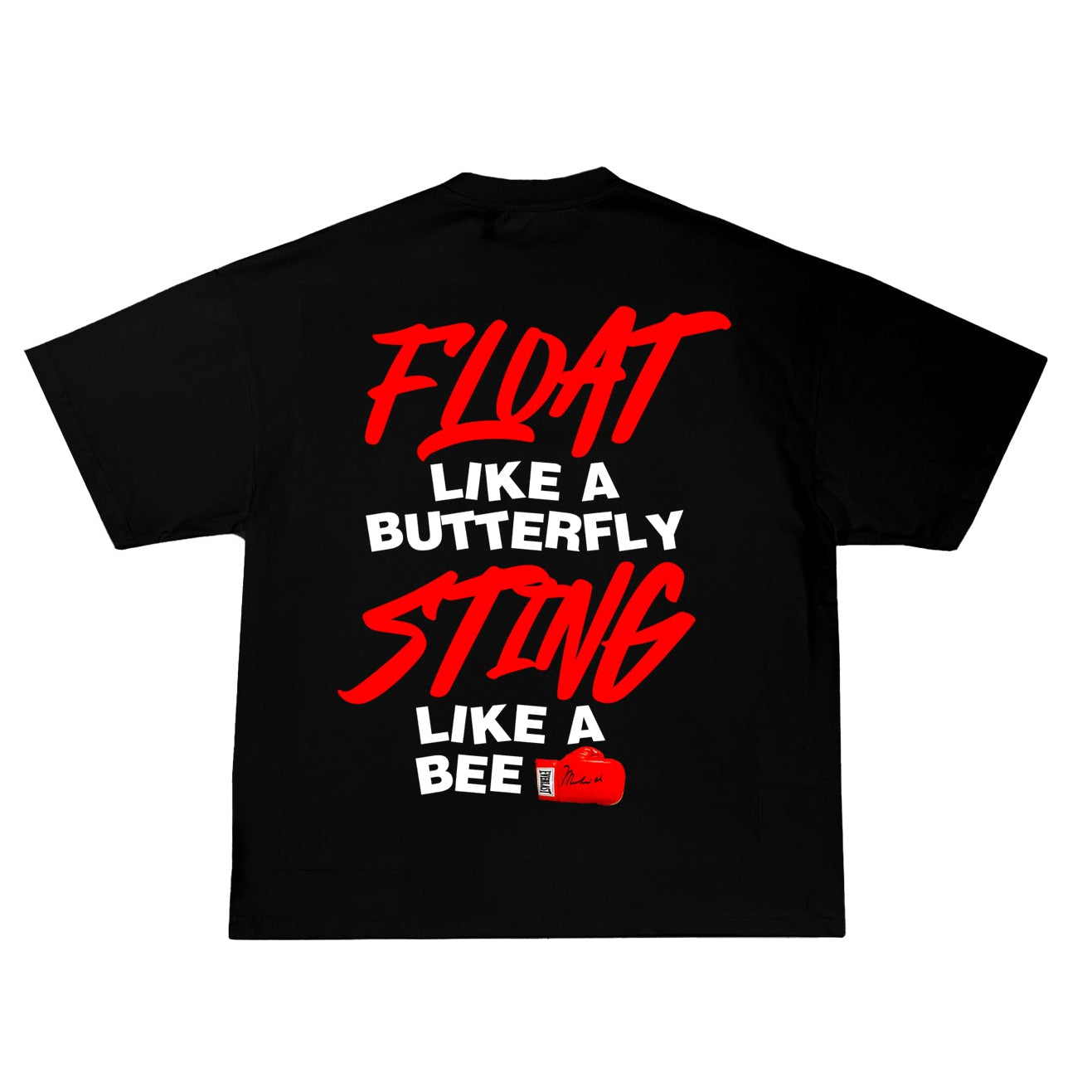Float Like A Butterfly Tee (Black)