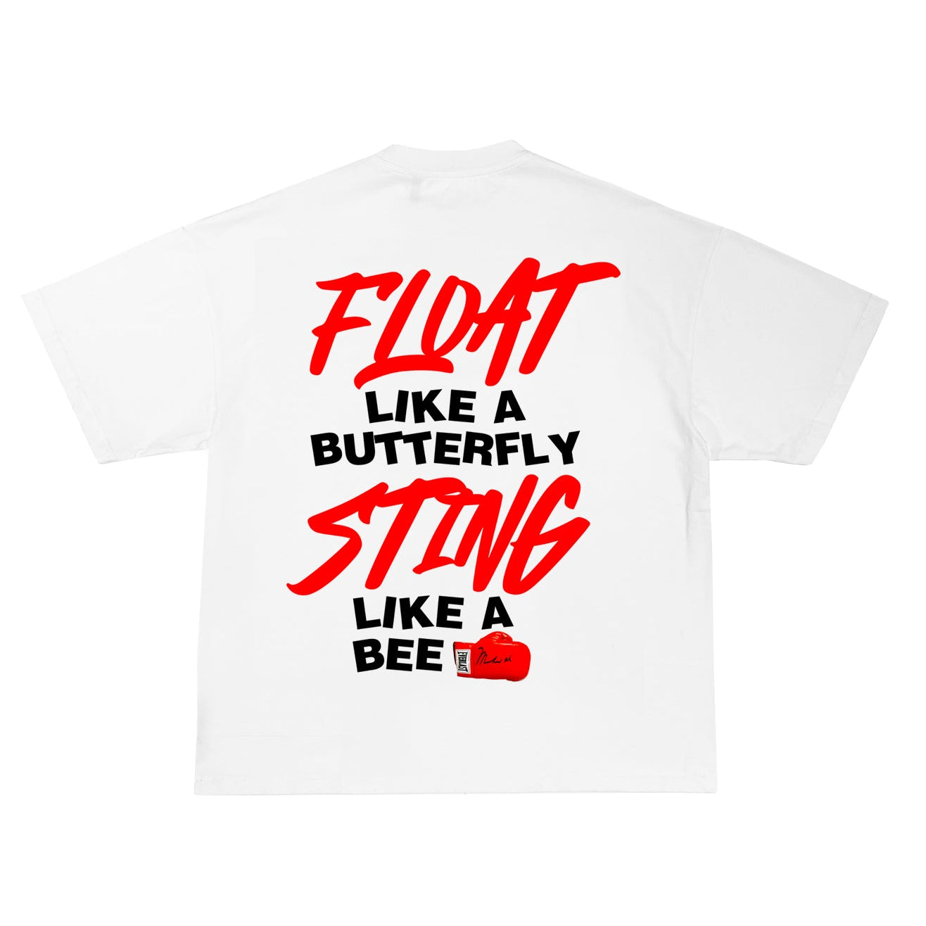 Float Like A Butterfly Tee (White)
